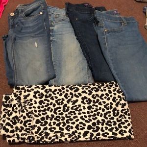 Girls jeggings and jeans
